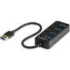 StarTech.com USB 3.0ハブ 4ポート オン/オフスイッチ機能付き ブラック [バスパワー /4ポート /USB3.0対応] HB30A4AIB