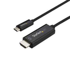 StarTech.com USB-C - HDMI変換ケーブル 4K/60Hz 3m ブラック 法人専用 CDP2HD3MBNL