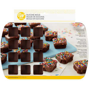 WILTON ブラウニ-スクエアシリコンモールド24CAV 2105-4923 WILTON ブラウニ-スクエアシリコンモールド24CAV 2105-4923