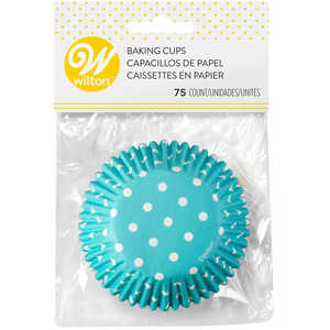 WILTON カップSTDドットブルー75CT 415-0156 WILTON カップSTDドットブルー75CT 415-0156