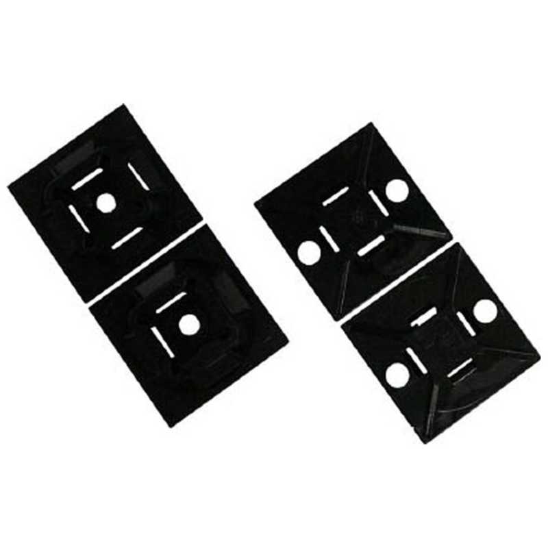 パンドウイット パンドウイット マウントベース アクリル系粘着テープ付き 耐候性黒 ABM112ATC0 (1袋100個) ABM112ATC0 (1袋100個)