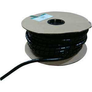 パンドウイット スパイラルラッピング 耐候性ポリプロピレン 黒 T38PC0