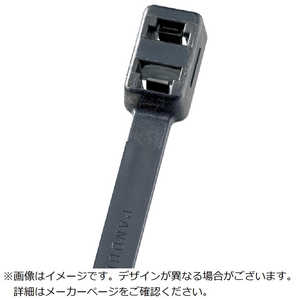 パンドウイットダブルループ結束バンド耐熱性黒(1000本入) PLB3S-M306260