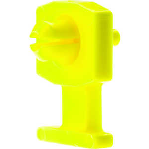 パンドウイット リベット式薄型押し込み固定具 黄 KIMSH500C4 (1袋100個)