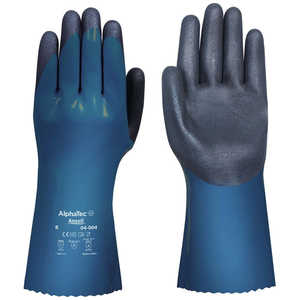 アンセル アンセル耐薬品手袋アルファテック04~004Mサイズ  04-004-8