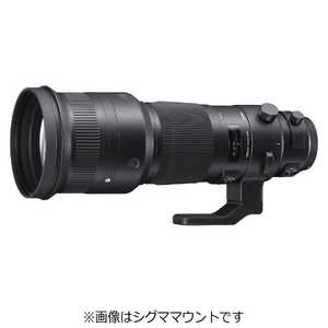 シグマ SIGMA カメラレンズ ブラック (キヤノンEF /単焦点レンズ) キヤノン用 500MMF4DGOSHSMS