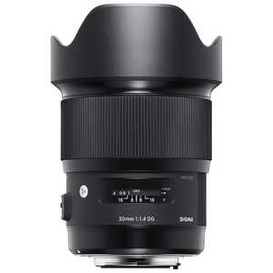 シグマ カメラレンズ ブラック (キヤノンEF /単焦点レンズ) キヤノン 20MMF1.4DGHSMART