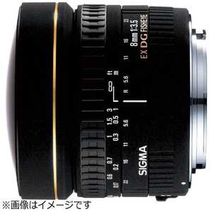 シグマ カメラレンズ ［ニコンF /単焦点レンズ］ ブラック 8mm F3.5 EX DG CIRCULAR FISHEYE