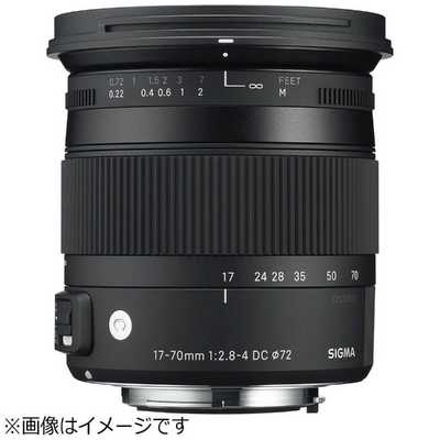 SIGMA 17-70mm F2.8-4 DC MACRO OS HSMキヤノン