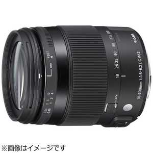 シグマ カメラレンズ APS-C用 Contemporary ［ ズームレンズ］ ブラック 18-200mm F3.5-6.3 DC MACRO OS HSM