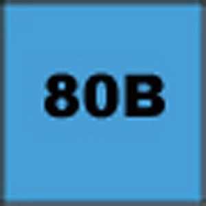 100mm角 全面カラーフィルター ブルー80B Z021