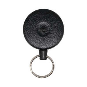 KEYBAK リールキーホルダー ベルトループ式 コード長120cm ブラック KEVLAR 0483-823