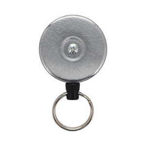 KEYBAK リールキーホルダー ベルトクリップ式 コード長90cm クローム KEVLAR 0485-701