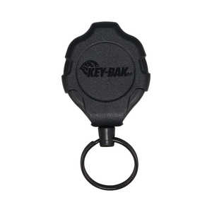 KEYBAK リールキーホルダー スプリットリング式 ベルトクリップ付 ロック機構 コード長90cm RATCH-IT KEVLAR 0KR2-4A21