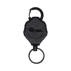 KEYBAK リールキーホルダー スプリットリング式 カラビナ付 ロック機構 コード長120cm RATCH-IT KEVLAR 0KR2-3A11