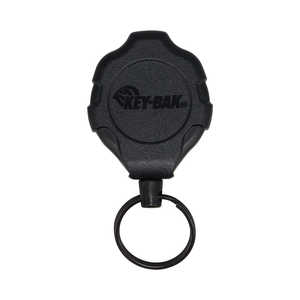 KEYBAK リールキーホルダー スプリットリング式 ベルトクリップ付 ロック機構 コード長120cm RATCH-IT KEVLAR 0KR2-3A21