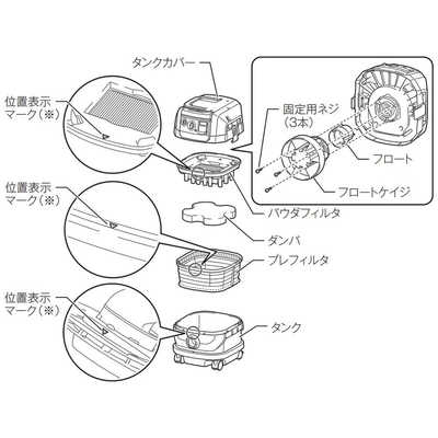 マキタ 業務用掃除機 [紙パックレス式] VC1500 の通販 - カテゴリ