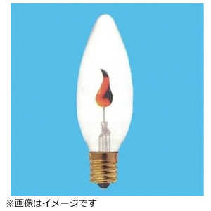 ＜コジマ＞ 旭光電機工業 電球 フリッカーランプ [E17 /シャンデリア電球形] C32E17100V23W画像