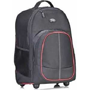 ターガス バックパック Compact Rolling Backpack (16インチ対応･ブラック/レッド) TSB75001AP