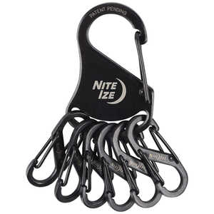 NITE IZE NiteIze キーラックステンレススチールEX ブラック NI02655 NITE IZE NiteIze キーラックステンレススチールEX ブラック NI02655