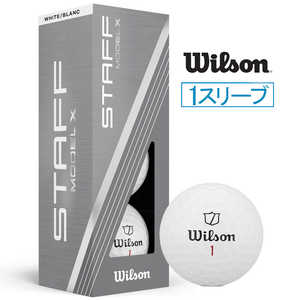 ウィルソン ゴルフボール STAFF MODEL X スタッフモデル X ［3球(1スリーブ)］ STAFFMODELX3P