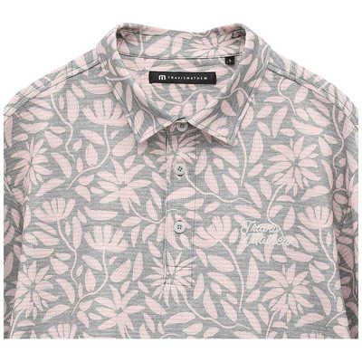 TRAVISMATHEW 25S 25S-S/S FLORAL PRINT POLO 7AL028 ローズ
