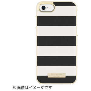 KATESPADE iPhone 8 / 7用　Wrap Case　Stripe Black/Cement KSIPH-050-STPBW