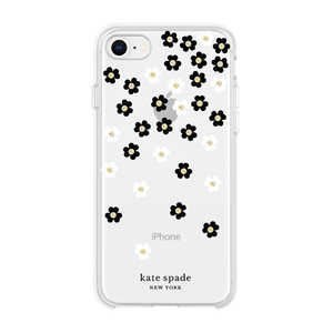 KATESPADE kate spade Protective Hardshell for iPhone SE(第3/2世代)/ 8 / 7 / 6s - Scattered Flowers KSIPH-068-SFLBW-SB