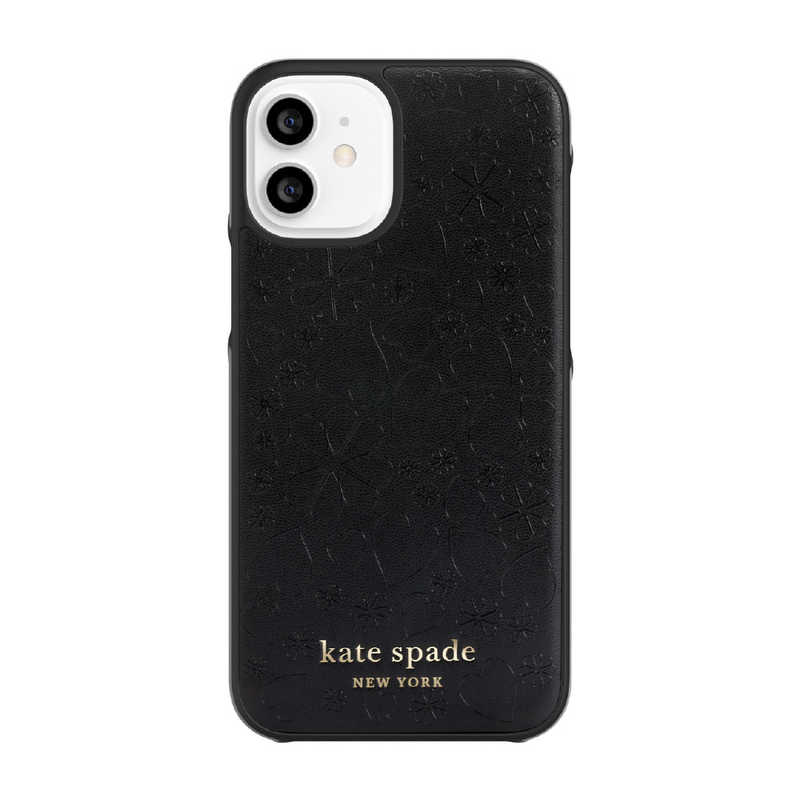 KATESPADE KATESPADE iPhone 12 mini 5.4インチ対応 KSNY Wrap Case ブラック KSIPH-163-CHBLK KSIPH-163-CHBLK