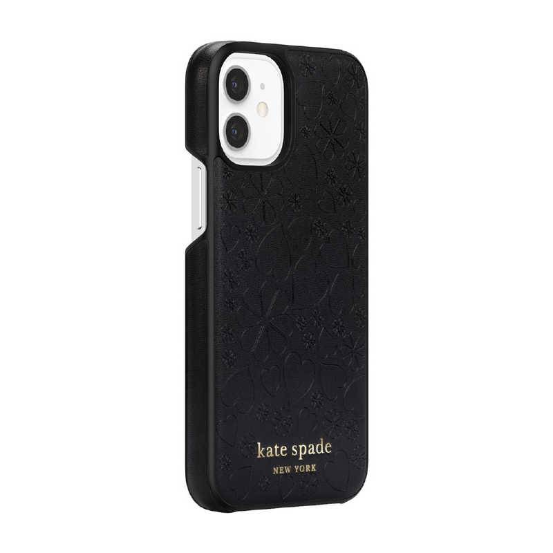 KATESPADE KATESPADE iPhone 12 mini 5.4インチ対応 KSNY Wrap Case ブラック KSIPH-163-CHBLK KSIPH-163-CHBLK