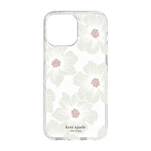 KATESPADE kate spade iPhone 13 Pro Max Protective Case - Hollyhock Floral Clear/Cream KSIPH-189-HHCCS