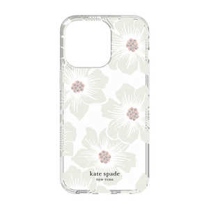 KATESPADE kate spade iPhone 13 Pro Protective Case - Hollyhock Floral Clear KSIPH-208-HHCCS