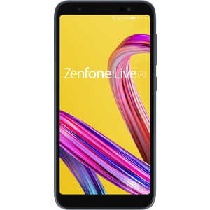 ASUS エイスース SIMフリースマートフォン Zenfone Live L1 Snapdragon 430 5.5型ワイド メモリ/ストレージ：2GB/32GB nanoSIMｘ2 DSDS対応 ZA550KLBK32