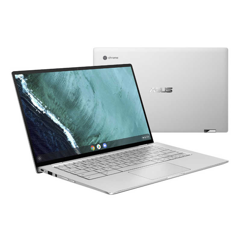 ASUS エイスース ASUS エイスース ノートパソコン Chromebook Flip 14型ノートPC[14.0型/eMMC:32GB/メモリ:4GB] C434TA-AI0095 シルバｰ C434TA-AI0095 シルバｰ