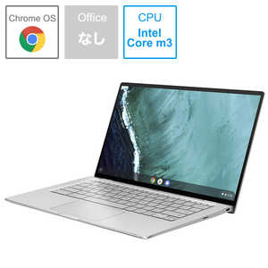 ASUS エイスース ノートパソコン Chromebook Flip [14.0型/eMMC:32GB/メモリ:4GB] C434TA-AI0095 シルバｰ