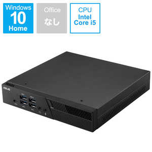 ASUS エイスース デスクトップパソコン MiniPC[モニタｰ無し/HDD:1TB/メモリ:8GB/2019年7月] PB60-B5367ZD ブラック