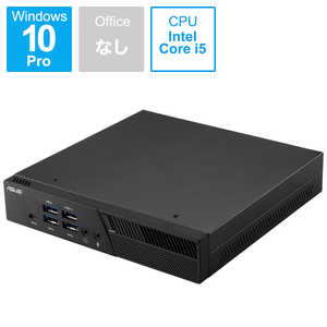 ASUS エイスース デスクトップパソコン MiniPC[モニタｰ無し/HDD:1TB/メモリ:4GB/2019年7月] PB60-B5372ZD ブラック