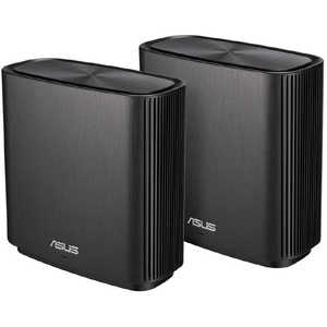 ASUS エイスース 無線LANルーター(Wi-Fiルーター) Wi-Fi 6(ax)/ac/n/a/g/b 目安：～4LDK/3階建 ZenWiFiXT8(2Pack)B