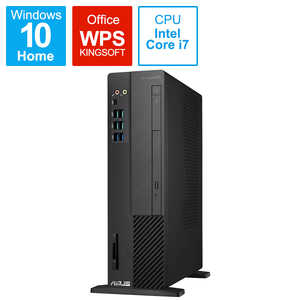 ASUS エイスース デスクトップPC D6414SFF-I79700Tブラック