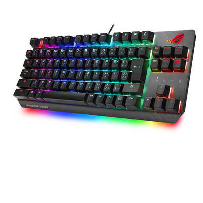 ASUS エイスース ゲーミングキーボード ROG Strix Scope TKL(赤