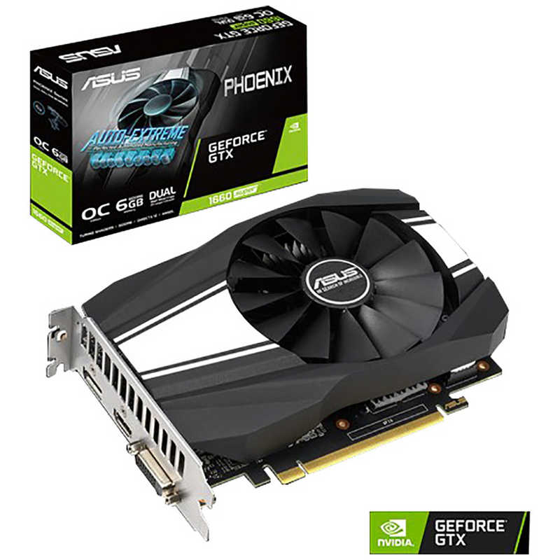 ASUS エイスース グラフィックボード [6GB /GeForce GTXシリーズ]｢バルク品｣ PH-GTX1660S-O6G