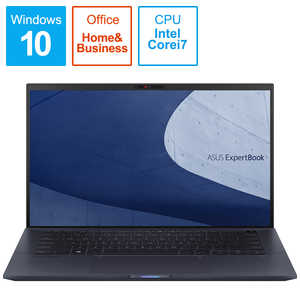 ASUS エイスース ノｰトパソコン ExpertBook B9 スタｰブラック  14型 intel Core i7 SSD1TB メモリ16GB B9450FA-BM0295TS