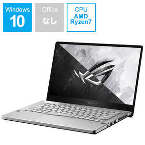 ASUS エイスース ゲーミングノートパソコン ROG Zephyrus G14 ムーンライトホワイト AniMe Matrix [ 14.0型 / Windows10 Home / AMD Ryzen 7 / メモリ：16GB / SSD：512GB ] GA401II-R7G1650TWLA