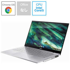 ＜コジマ＞ ASUS エイスース ASUS Cノートパソコン Chromebook Flip エアロジェルホワイト 14.0型 intel Core i5 SSD 256GB メモリ 8GB 2020年10月 I#O無#WH C436FAE10068画像