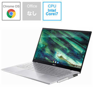 ＜コジマ＞ ASUS エイスース ASUS C4 ノートパソコン Chromebook Flip エアロジェルホワイト 14.0型 intel Core i7 SSD 512GB メモリ 16GB 2020年10月 I#O無#WH C436FAE10162