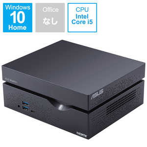 ASUS エイスース デスクトップパソコン VivoMini VC66-C2 ブラック [モニタｰ無し /HDD:1TB /SSD:256GB /メモリ:8GB /2021年2月モデル] VC66-C2B5024ZN