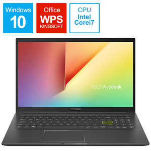 ASUS エイスース ノートパソコン VivoBook 15 インディーブラック [15.6型 /intel Core i7 /HDD：1TB /SSD：256GB /メモリ：8GB /2020年12月] K513EA-BQ614T