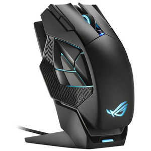 ASUS エイスース ゲーミングマウス 有線/無線(ワイヤレス)/ 12ボタン/ ブラック P707ROGSPATHAX ASUS エイスース ゲーミングマウス 有線/無線(ワイヤレス)/ 12ボタン/ ブラック P707ROGSPATHAX