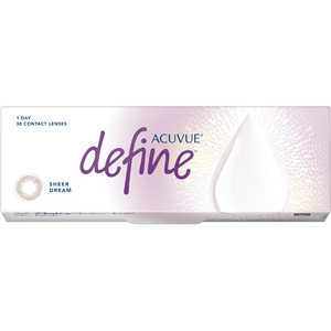 ジョンソン＆ジョンソン (度あり/-7.50) ワンデーアキュビューディファインモイスト シアードリーム (BC8.5 / PWR-7.50 / DIA14.2)