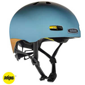 NUTCASE 自転車用ヘルメット Street Helmet(Mサイズ:56～60cm/Blue Steel ブルー スチール) 【MIPS採用モデル】 STREET_M